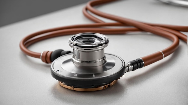 Photo highlight the earpieces of a stethoscope showcasing the attention to detail and ergonomic design th