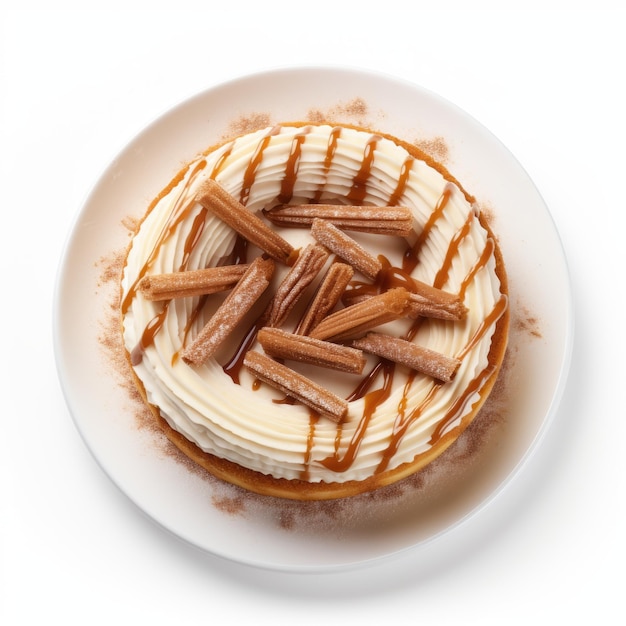 Высоко детальное 4k Cheesecake Фото для профессиональной рекламы и фотографий еды
