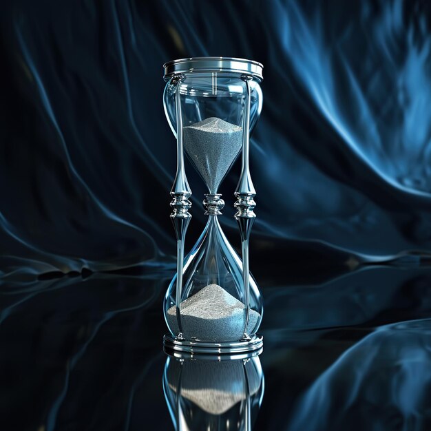 Highly Detailed Hourglass of the Passage of time