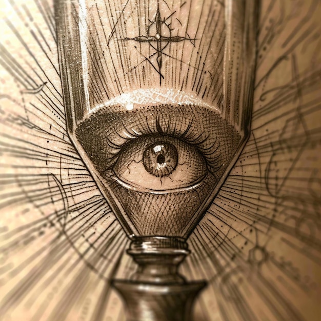 Highly Detailed Hourglass of the Passage of time