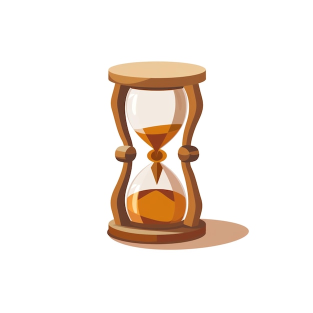 Highly Detailed Hourglass of the Passage of time