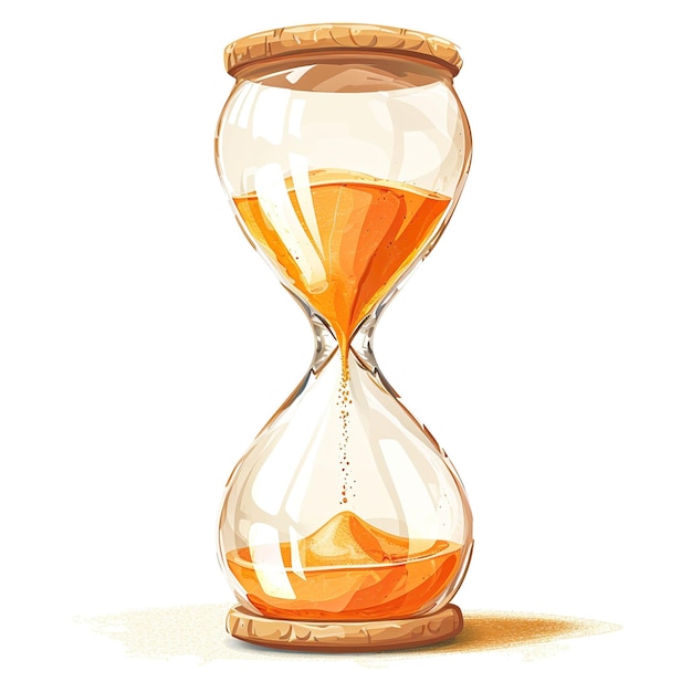 Highly Detailed Hourglass of the Passage of time