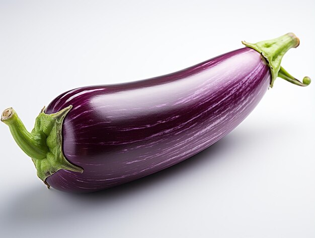 Highly Detailed Isolated Aubergine