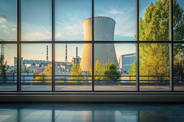 A highly secure nuclear power plant natural light