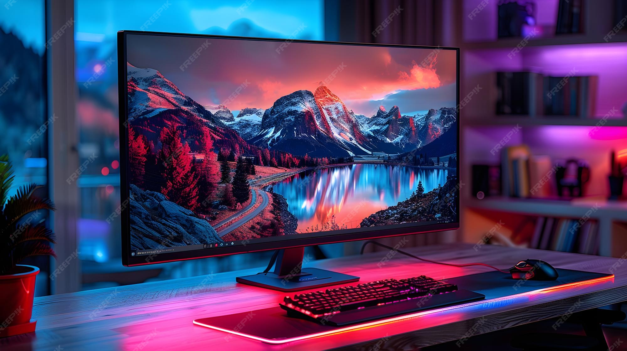 Premium Photo Highperformance Gaming Monitor For Smooth Gameplay Premium Photo Highperformance Gaming Monitor For Smooth Gameplay