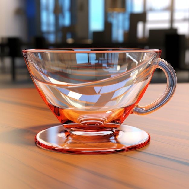 Highquality Glass Coffee Cup 3d Model With Ar Support