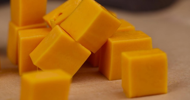 highquality longaged orange cheese made from milk