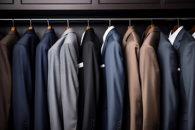 HighQuality Minimalist Stock Photography CloseUp of a Premium Men39s Clothing Generative Ai