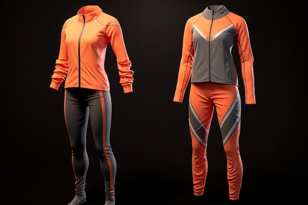 Highquality sport suits for men and women ready for action