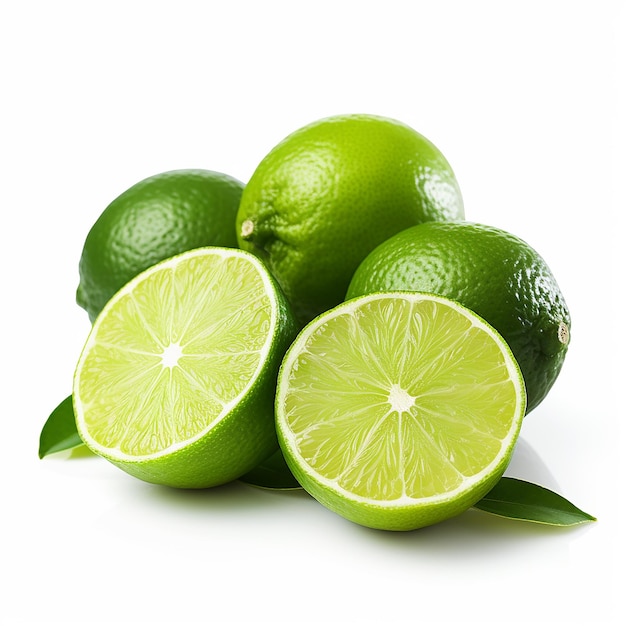 HighRes Lime Citrus on White