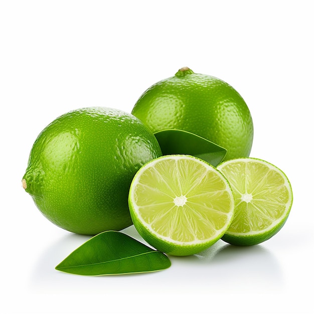 HighRes limoencitrus op wit