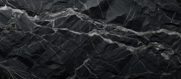 Черная мраморная текстура высокого разрешения с естественным рисунком для обоев и дизайнерских произведений искусства