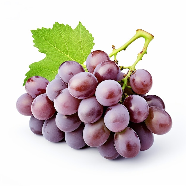 HighResolution Grapes without Reflection on White