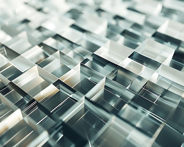 Highresolution pattern of overlapping transparent squares creating a modern and elegant visual effect