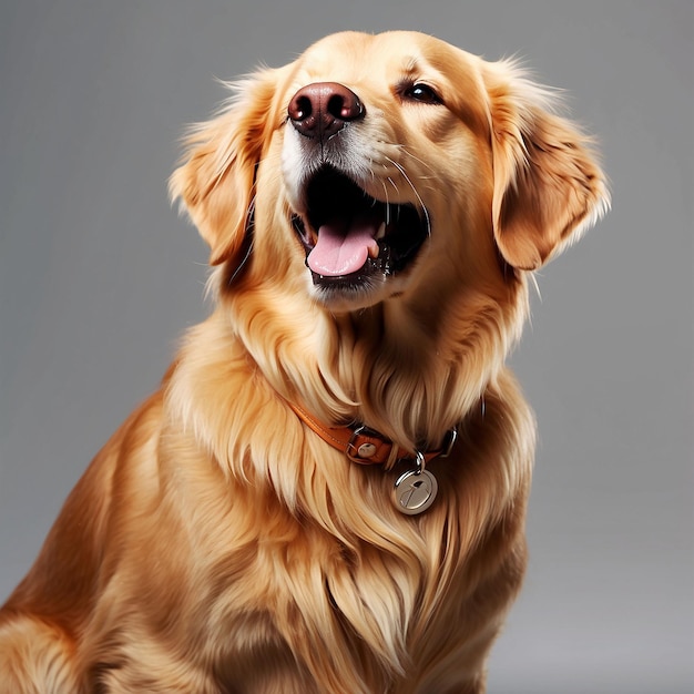 Photo highresolution photo of golden retriever