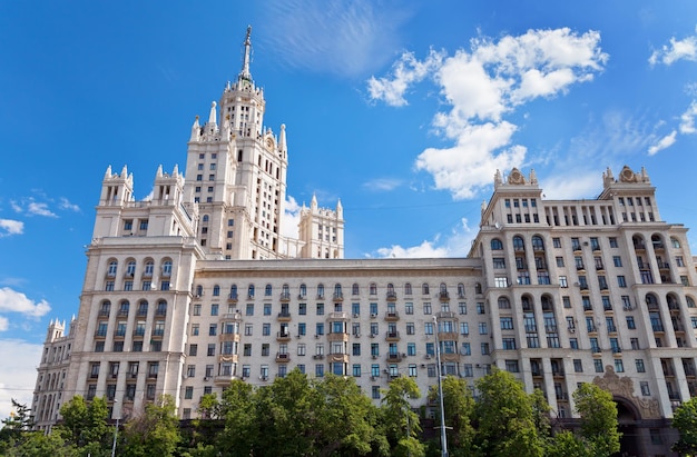 Highrise building in moscow