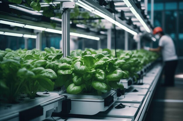 Hightech Agriculture Farm Using Ai For Food Production