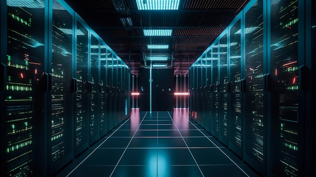 Hightech server datacenter