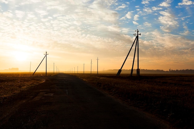 Highvoltage power poles