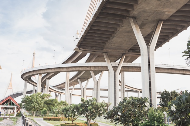 高速道路Bhumibol橋