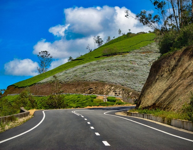 Highway in the hills