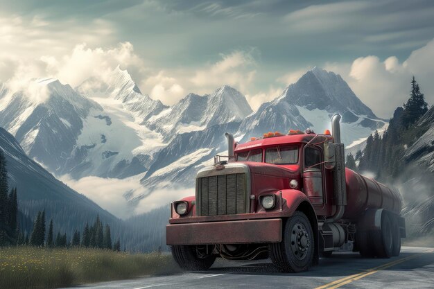 Highway Horizons Alpine Adventure in Classic Western Style