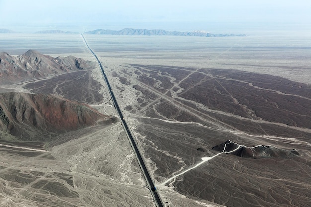Photo highway and the nazca plateau