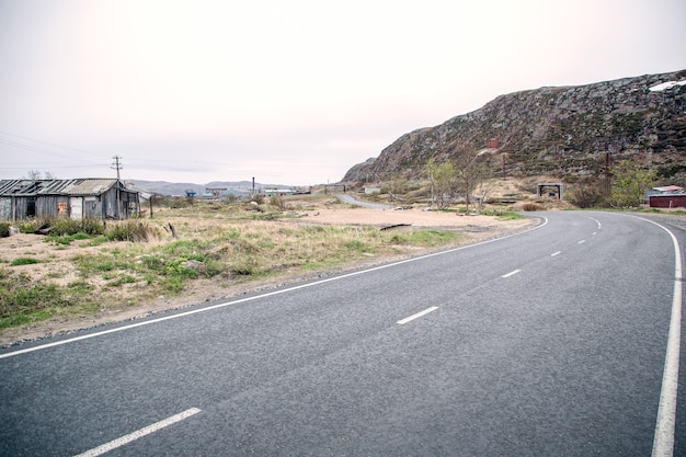 Highway of the Russian artic north