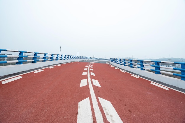 Highway viaduct，Highway with asphalt pavement