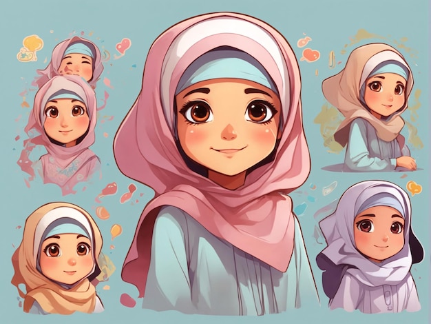 Hijab Girl Sticker