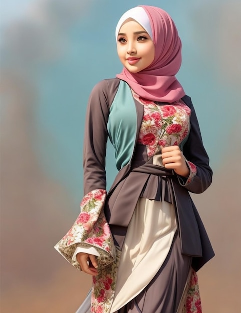 Photo hijab model