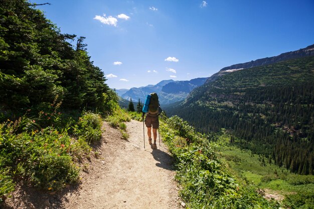 Hike in Glacier Park