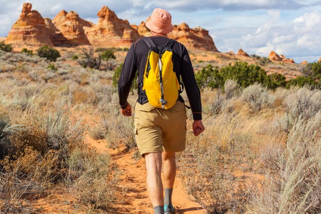 Hike in the Utah mountains