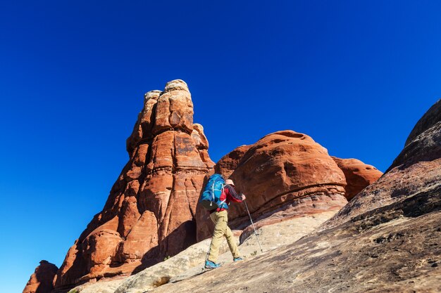 Hike in the Utah mountains