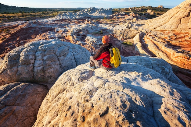 Foto escursione sulle montagne dello utah