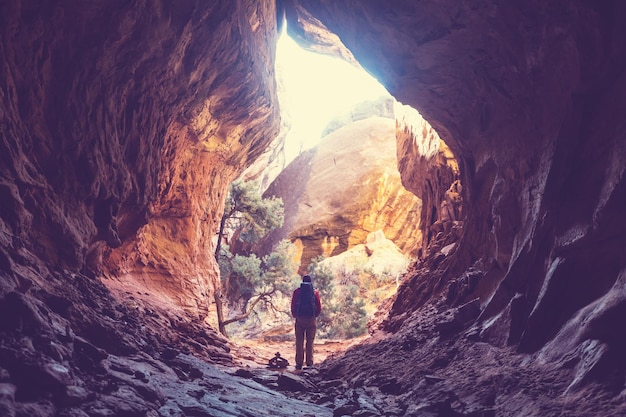 Hike in the Utah mountains