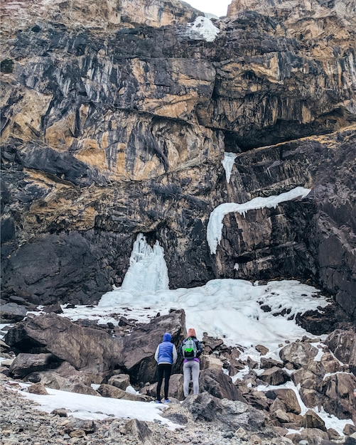 Hikers in the mountains