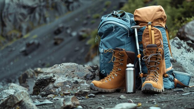 Photo hiking adventure gear set aig