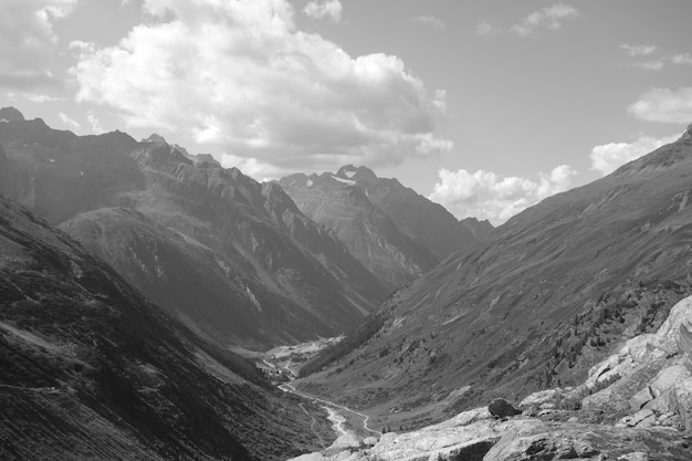 hiking in the alps