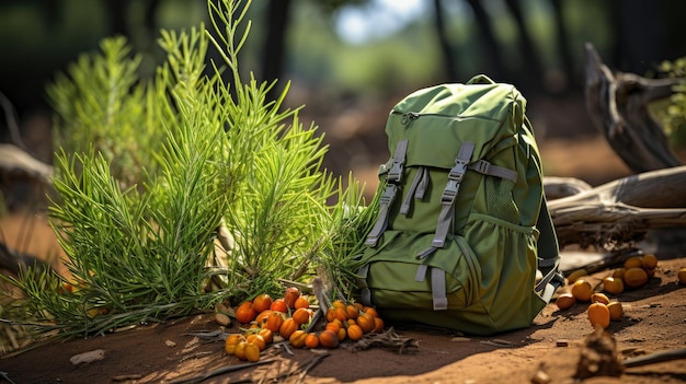 Hiking bag HD 8k background Wallpaper Stock Photographic image