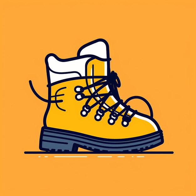 Foto hiking_boot_laces_modern_line_icon_vector_line|art_cu