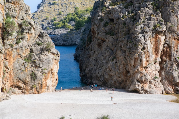 Hiking holidays Mallorca Spain Beautiful picture with landscape of Serra de Tramuntana mountains