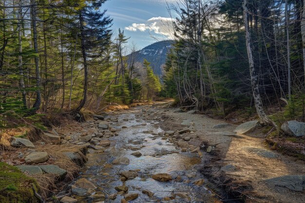 Hiking in Keene Valley to Mt Marcy in Adirondacks