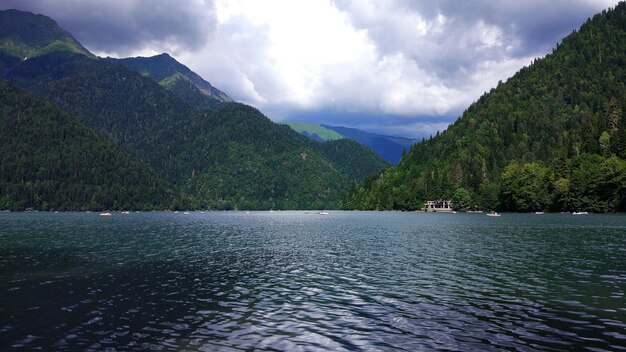 hiking in the mountains and forests