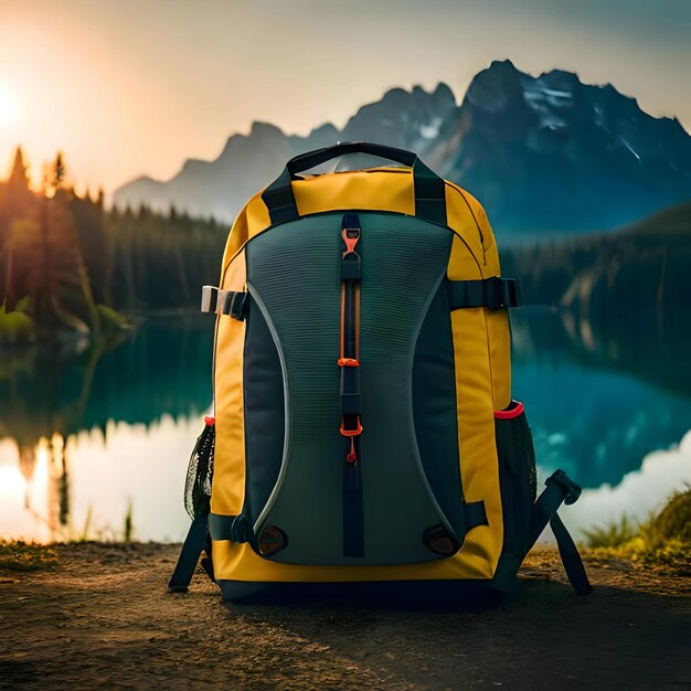 Hiking Travel Backpack generated by ai