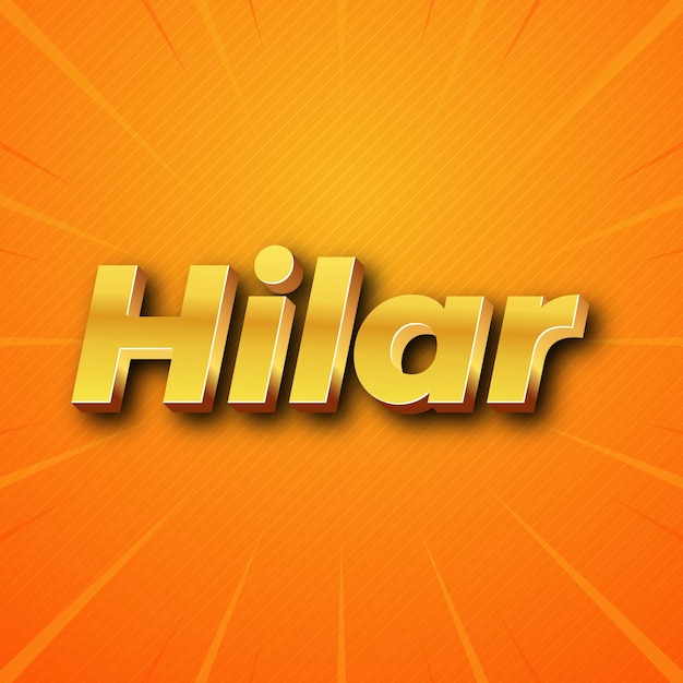 Hilar text effect gold jpg attractive background card photo confetti