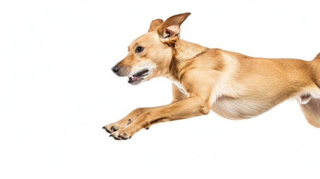웃긴 점핑 강아지 - 반려동물 의 기 과 에너지 를 포착 하는 활기찬 예술 콜라지