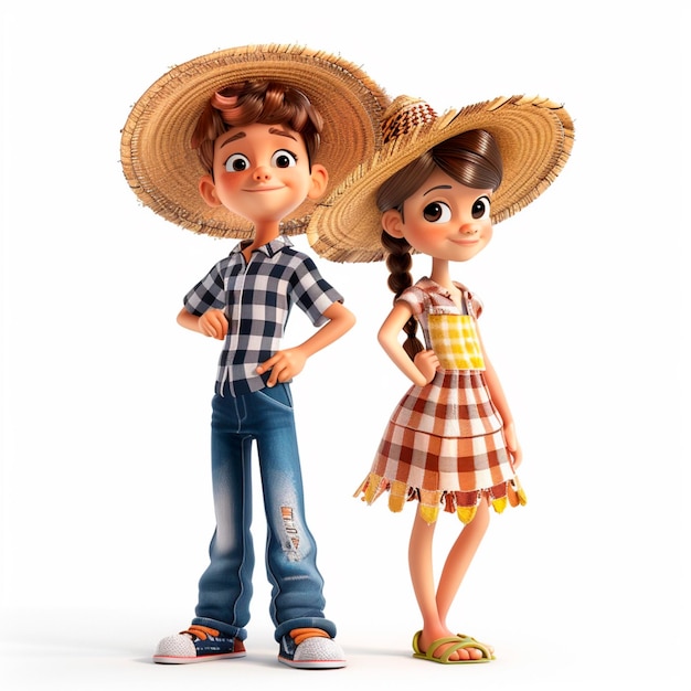 Photo hillbilly couple 3d model