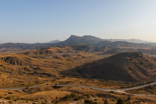 Hills on the Black Sea coast near Sudak