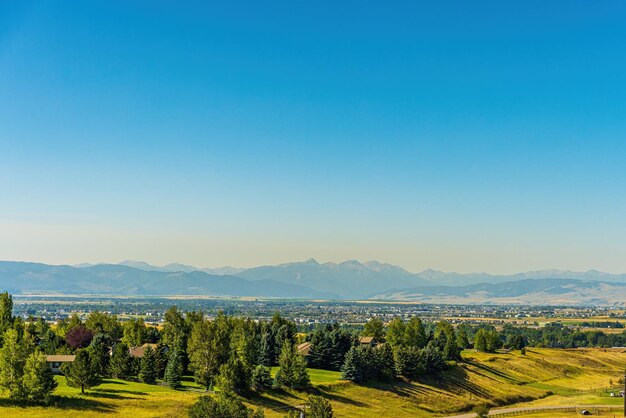 The hills of Bozeman, Montana